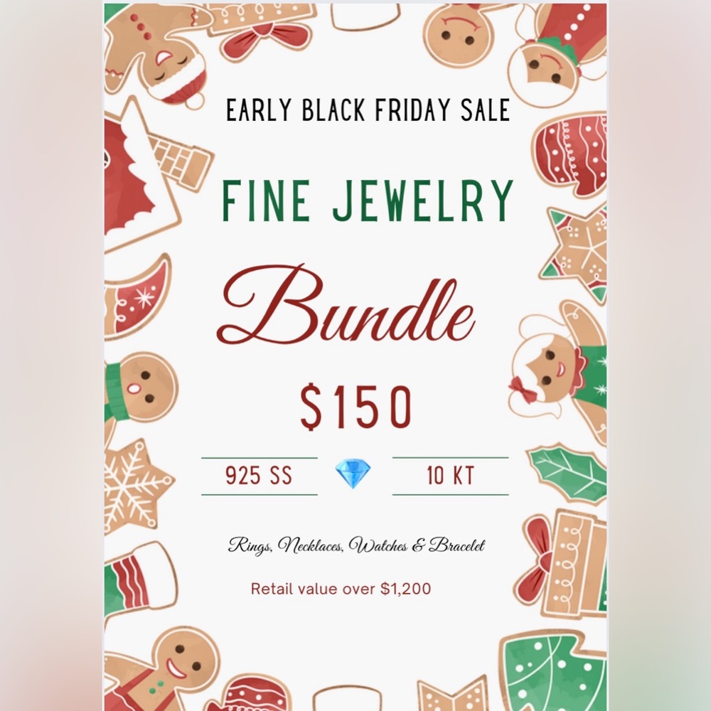 14 k & 925 Sterling Silver Fine Jewelry “Surprise Bundle”  💎💎 Satisfaction GTD